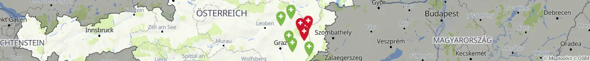 Map view for Pharmacies emergency services nearby Dechantskirchen (Hartberg-Fürstenfeld, Steiermark)